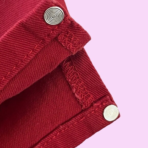 Gloria Vanderbilt Jeans Womens 8 Red Amanda Stretch Classic Rise Tapered Leg - Picture 8 of 14
